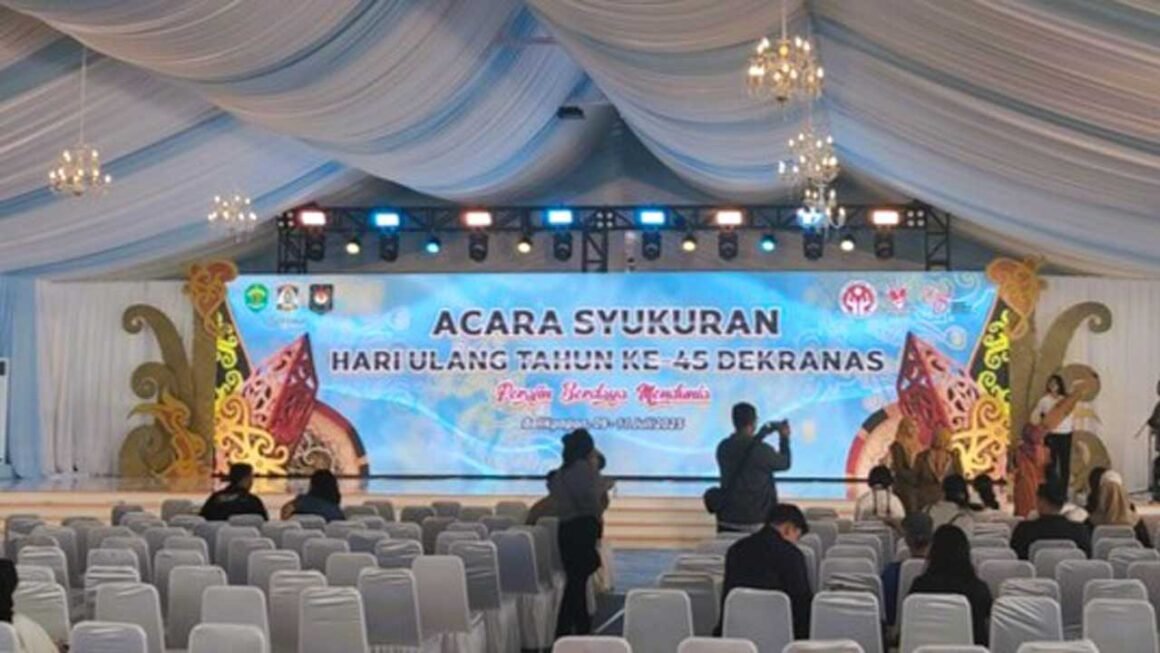 Persiapan pembukaan Dekranas ke-45 di Balikpapan. Foto: Humas Pemkot Balikpapan