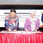 Penandatanganan Kesepakatan Bersama (MoU) antara Badan Kesatuan Bangsa dan Politik (Kesbangpol) Provinsi Kalimantan Timur dengan DPD Ikatan Alumni Lemhanas (IKAL) Kaltim pada Kamis (11/9/2025). Foto: Istimewa