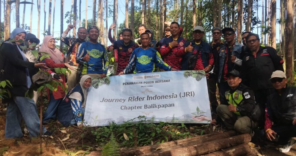 Senkom Balikpapan, Senkom Tarakan dan JRI Kompak Tanam Pohon di Kawasan IKN